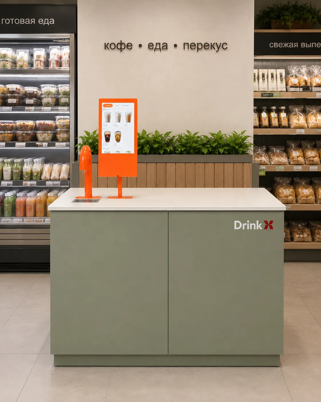 Станция DrinkX — Ритейл-сети